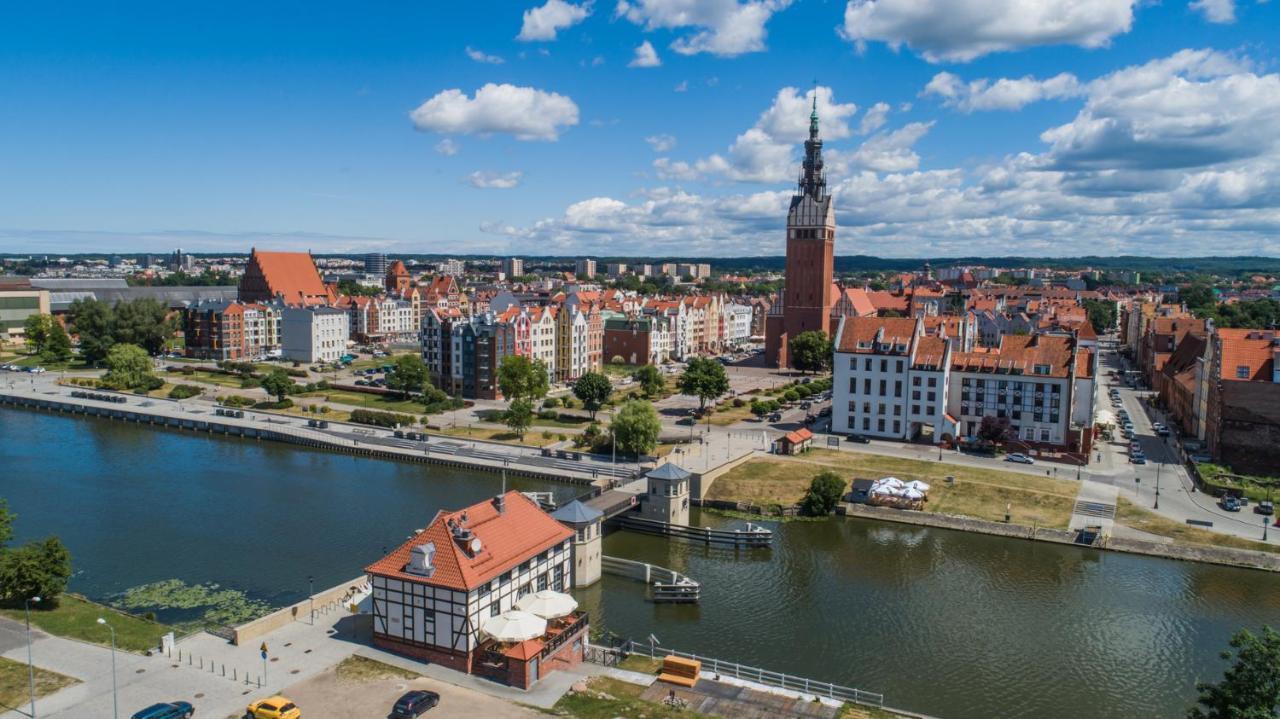 Apartament Bulvar Starówka Elblag Bagian luar foto